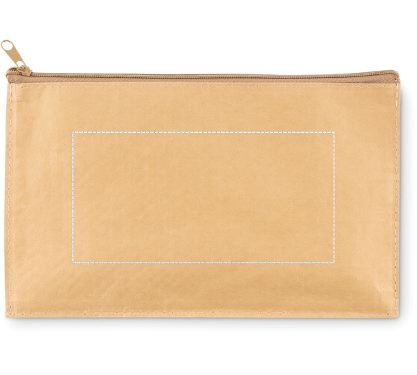 Woven paper pencil case